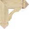 Ekena Millwork Olympic Arts & Crafts Rough Sawn Bracket, Douglas Fir, 4"W x 14"D x 14"H BKT04X14X14OLY03RDF - alternate 2